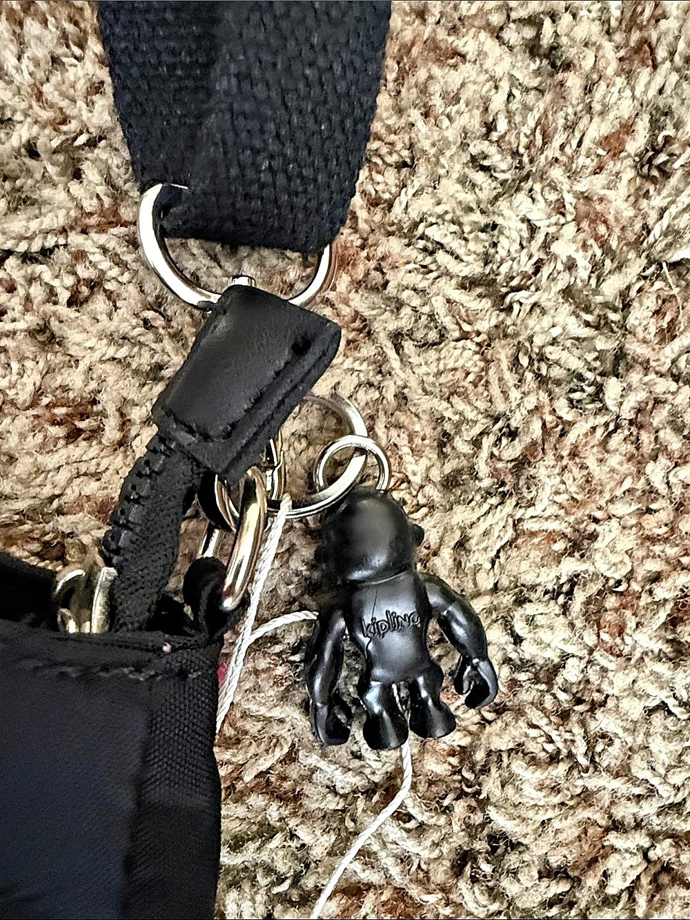 Kipling Mickey Mouse Black Crossbody Bag - Picture 3 of 3